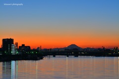 今井橋の夕景Ⅳ
