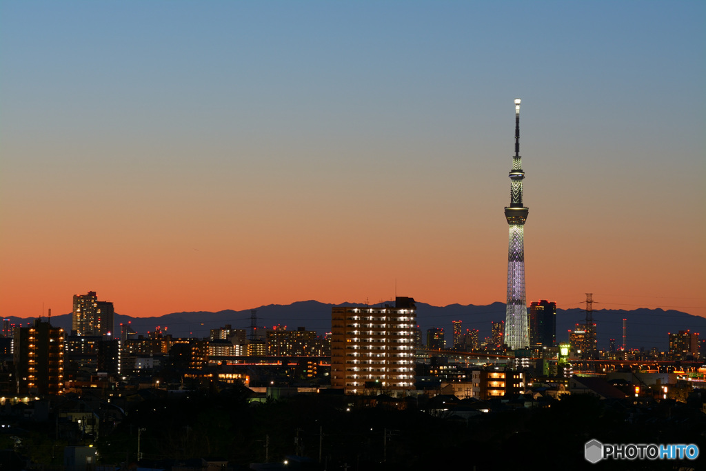 スカイツリーの夕景 Ⅳ