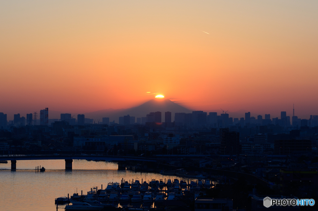 夕富士慕情