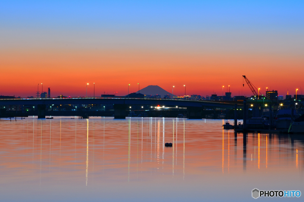 今井橋の夕景Ⅲ