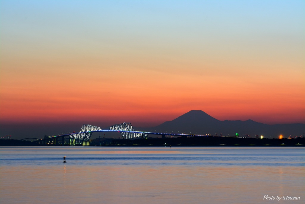 ゲートブリッジの夕景Ⅱ