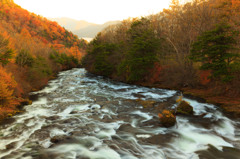 竜頭の滝上流