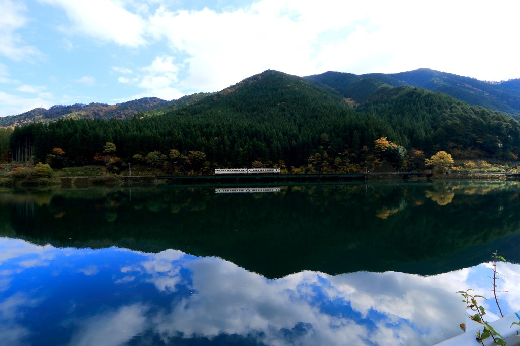 高山本線　紅葉