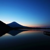 田貫湖と日の出 前
