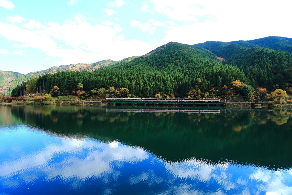 高山本線　紅葉