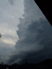 寒冷前線通過中