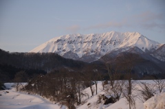 雪の大山