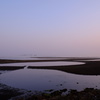 干潟の夕暮れ