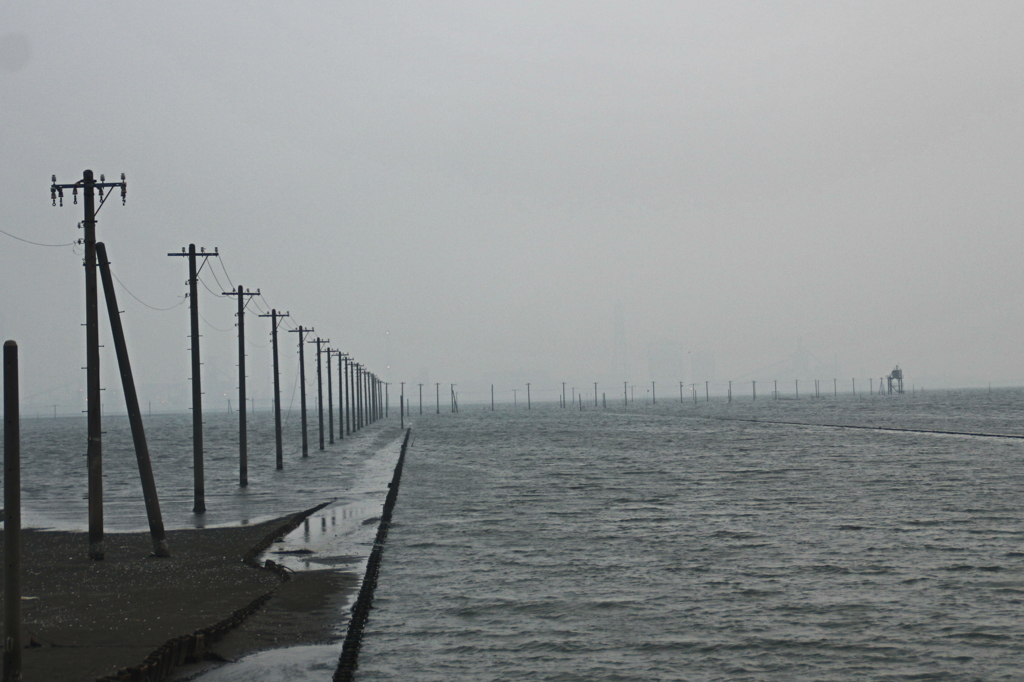 海中電柱　２