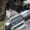 横倒し？に見えた建物