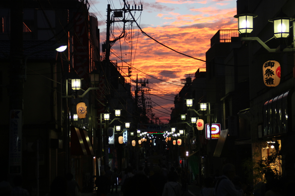 夕焼け