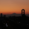 富士山　夕景