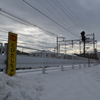 雪　線路