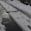 雪　水たまり2