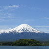 河口湖（大石公園）からの富士山