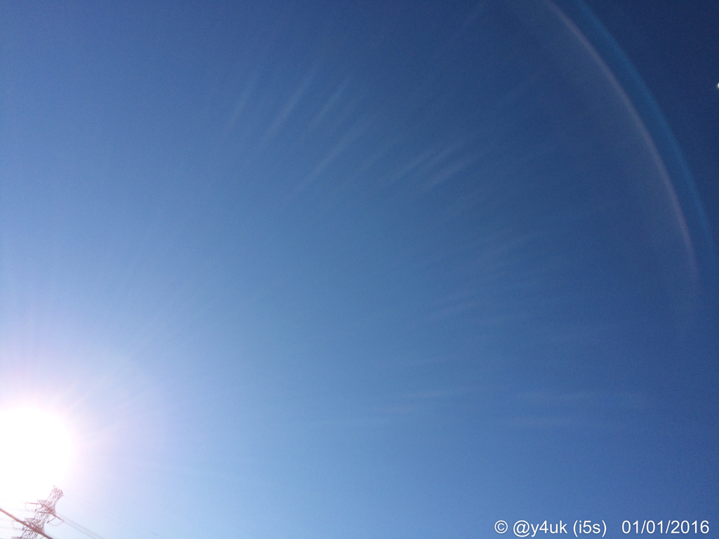 元日、青空と太陽 〜Feb. started?