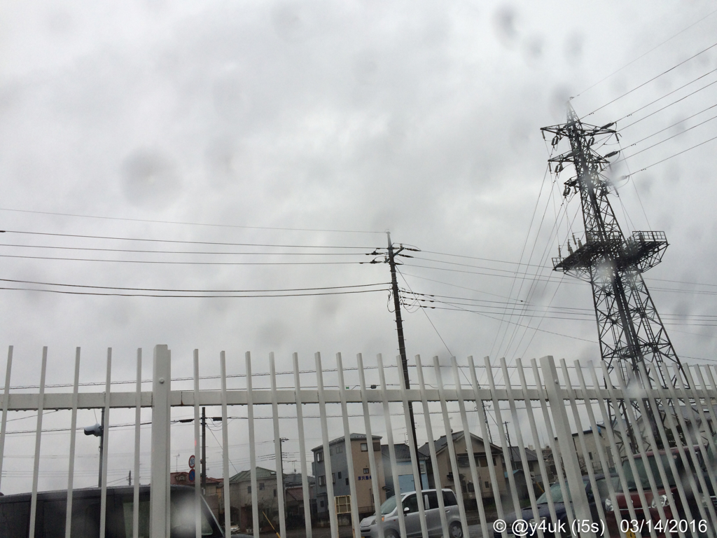 Rainy days Monday 〜真冬の雨に鉄塔も震える旅
