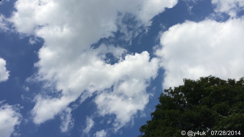 7.28 今夏初の夏らしい空