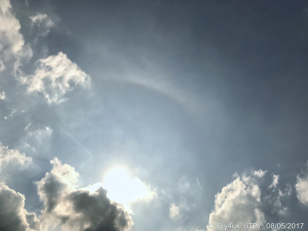 青空・雲・太陽・＋光環 〜summer sky