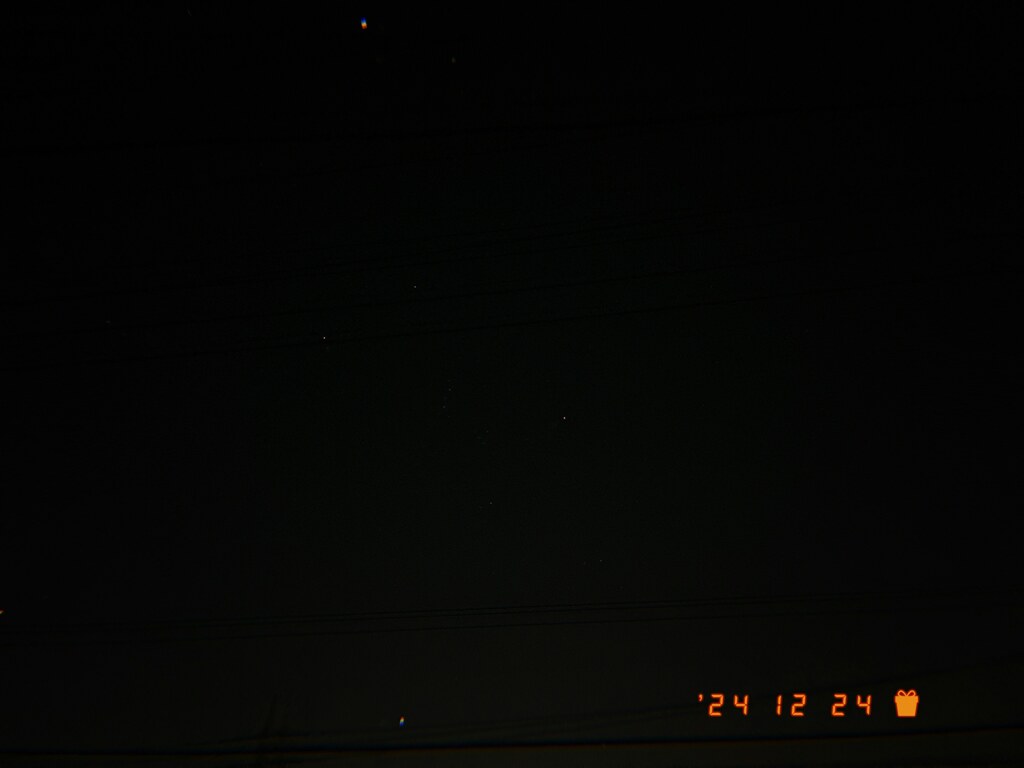 20:22XmasEve:Santa flying around Orion聖夜