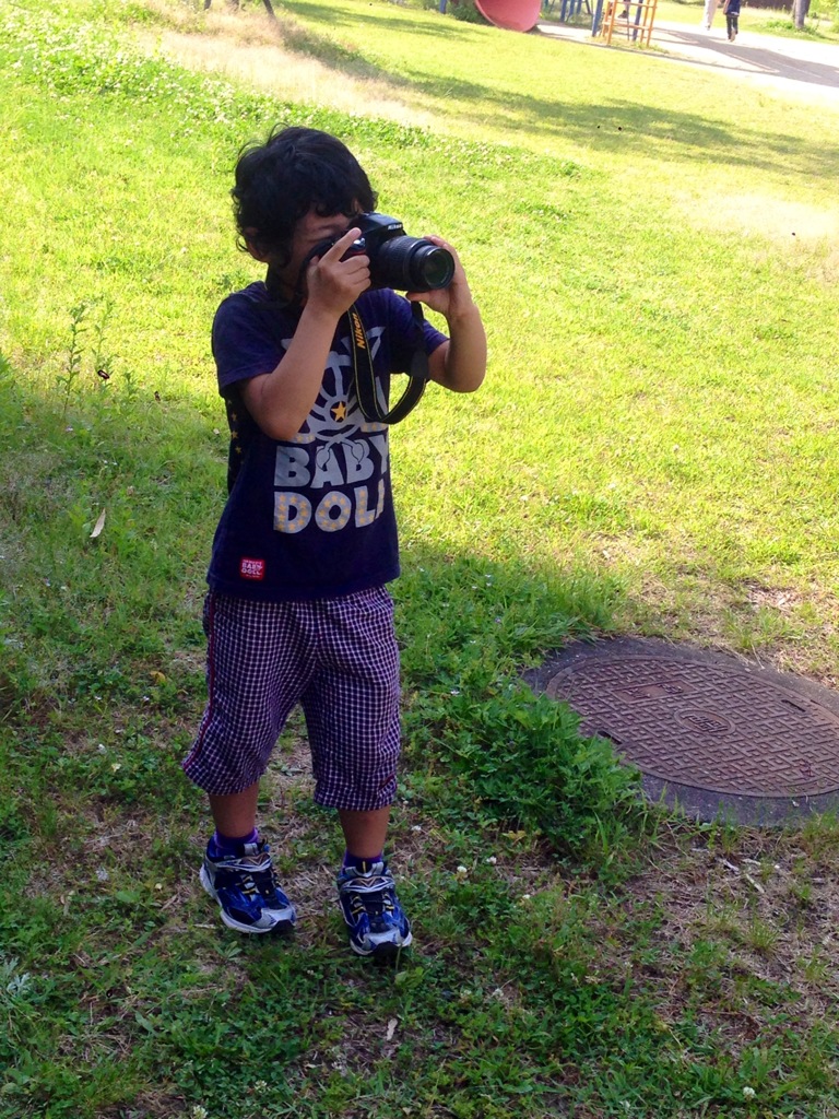 ちびっこカメラマン