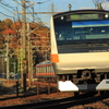 オレンジな景色と中央線