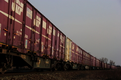North freight train