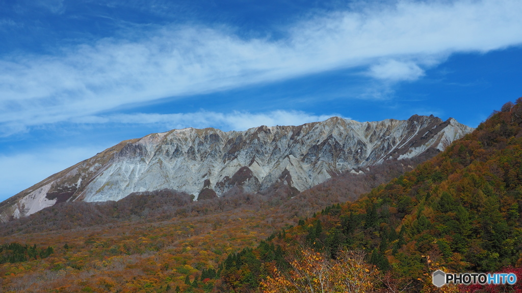 大山紅葉景②
