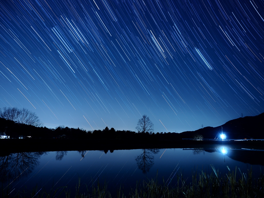 星の降る池