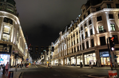 Regent Street in the evening