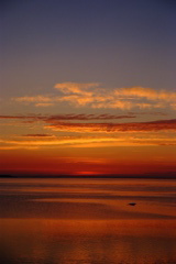 道東の日の出前