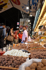 La Boqueria　公設市場にて