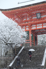 雪の京都