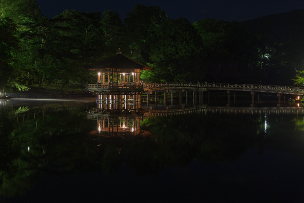 浮見堂リベ・・・。