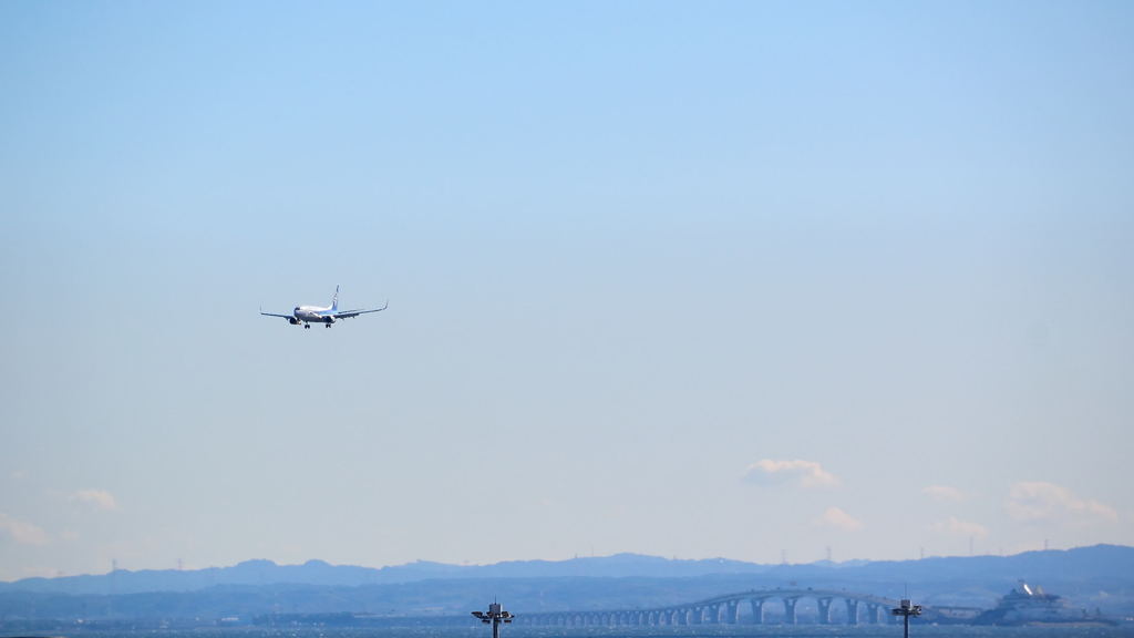 海ほたる、アクアライン....そして、飛行機