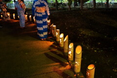 竹灯籠と舞の夕べ 