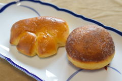 クリームパンとクリームドーナツ