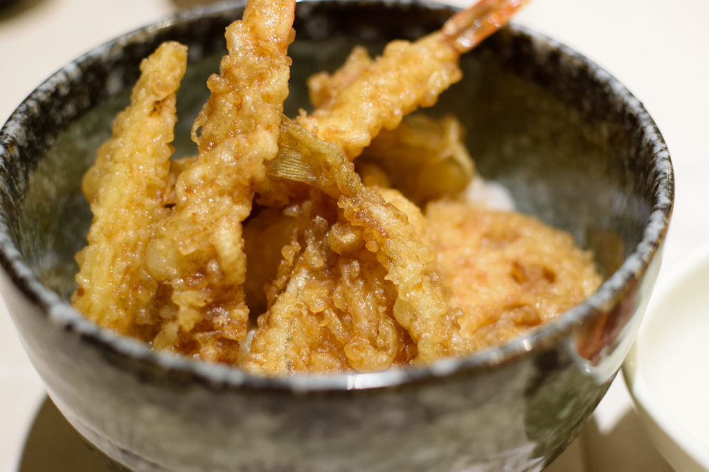 晩飯　天丼