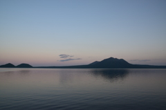 支笏湖　夕暮れ