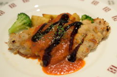 ランチ　バルサミコ風味チキンカツレツ