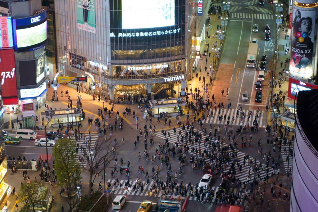 渋谷スクランブル交差点