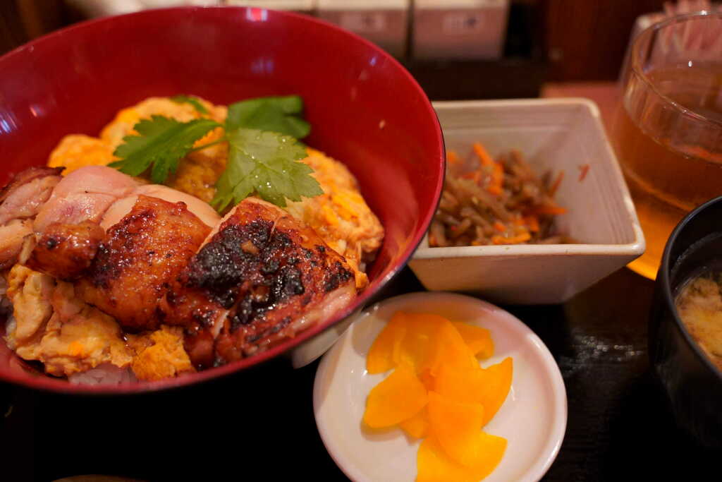 炭焼き親子丼