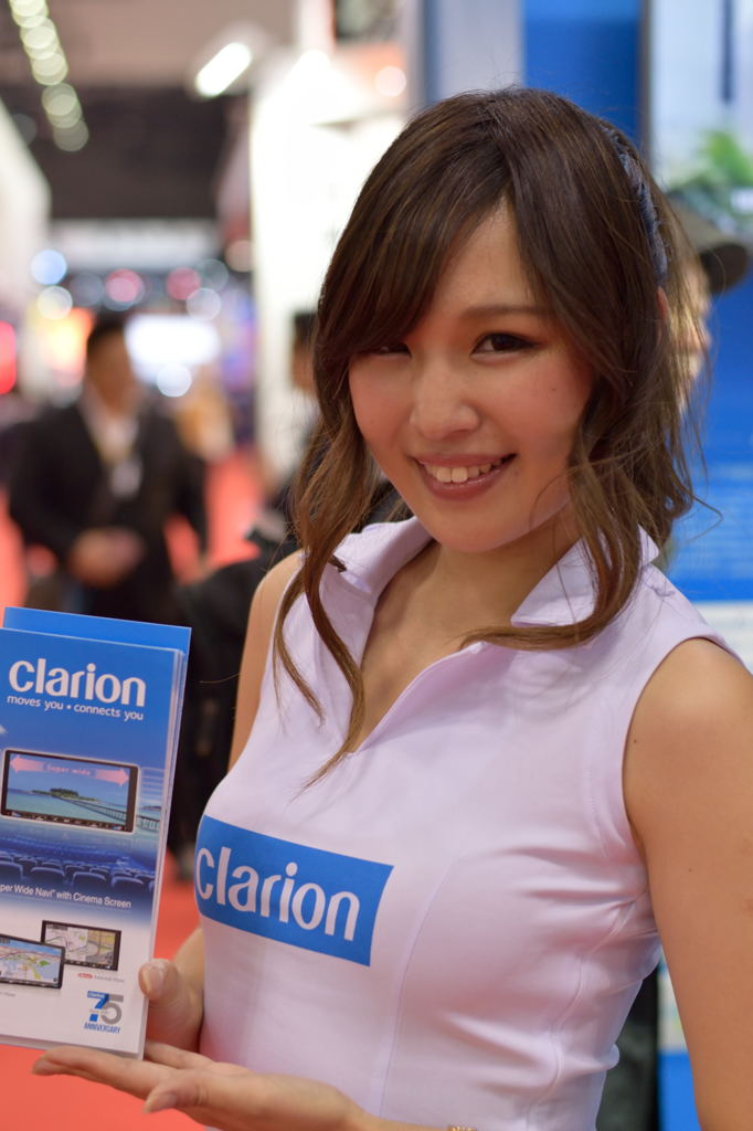 東京モーターショー2015の女神たち　clarion