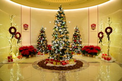ホテル　ザ・マンハッタンのクリスマスツリー