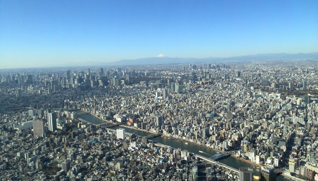スカイツリーなう