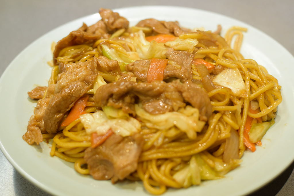 ジンギスカン焼きそば