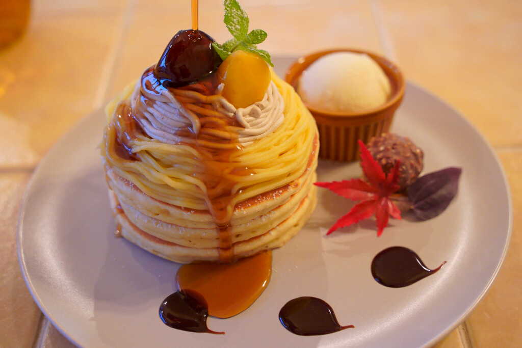 マロンパンケーキ