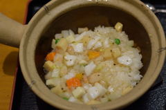 ポーザーハン　魚介と野菜のブラックペッパー炒め