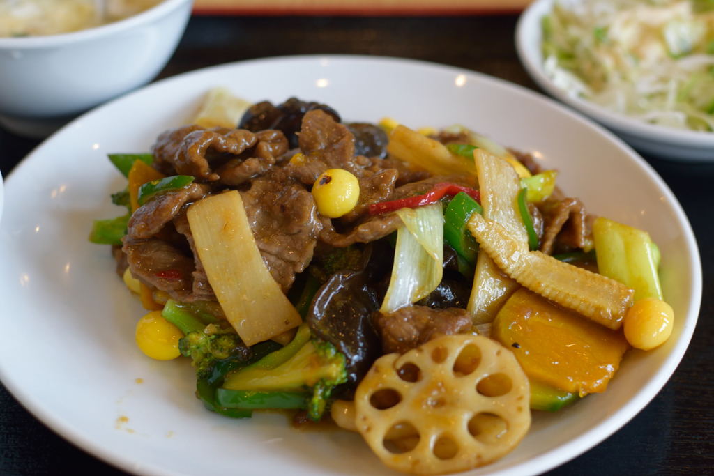 牛肉の沙茶醤ソース炒め