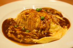 ランチ　オムライスデミソース